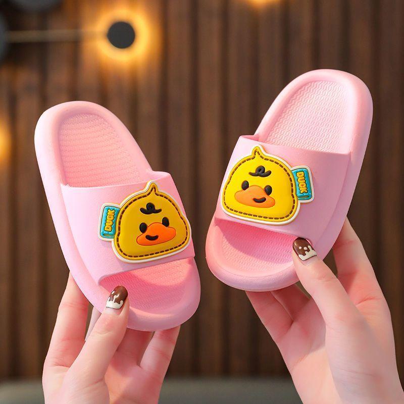 New children's slippers men and women 3-12 years old large and medium children cute baby cartoon non-slip soft bottom summer sandals