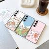 BuBu And DuDu Phone Case For Samsung S 24 Fe 25 Ultra Plus 20 Lite 21 30 22 23 24 22 Ultra 5G Fundas