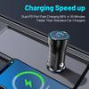QC3.0 45W Car Charger USB Type C Dual Port Fast Charging Car Power Adapter Universal Phone For Samsung For iPhone Series ect.