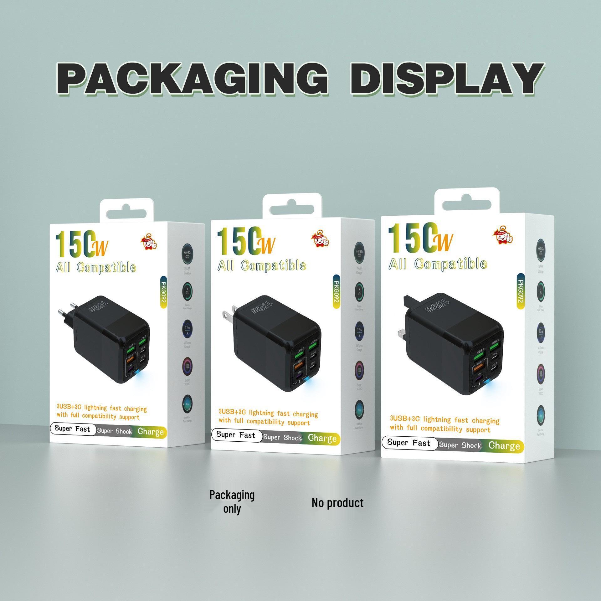 Ultra Fast 150W Multi-Port Charger with All-Protocol Support
