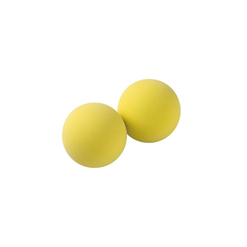 KAISER Soft Tennis Balls, 2-Pack, Yellow, KW-240Y, Practice Ball, 60x60x60mm