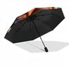 1pc Horse Water Reflection Automatic Folding Umbrella Portable Collapsible 8-Rib Umbrella for All Seasons, Casual Outdoor Accessory, B60