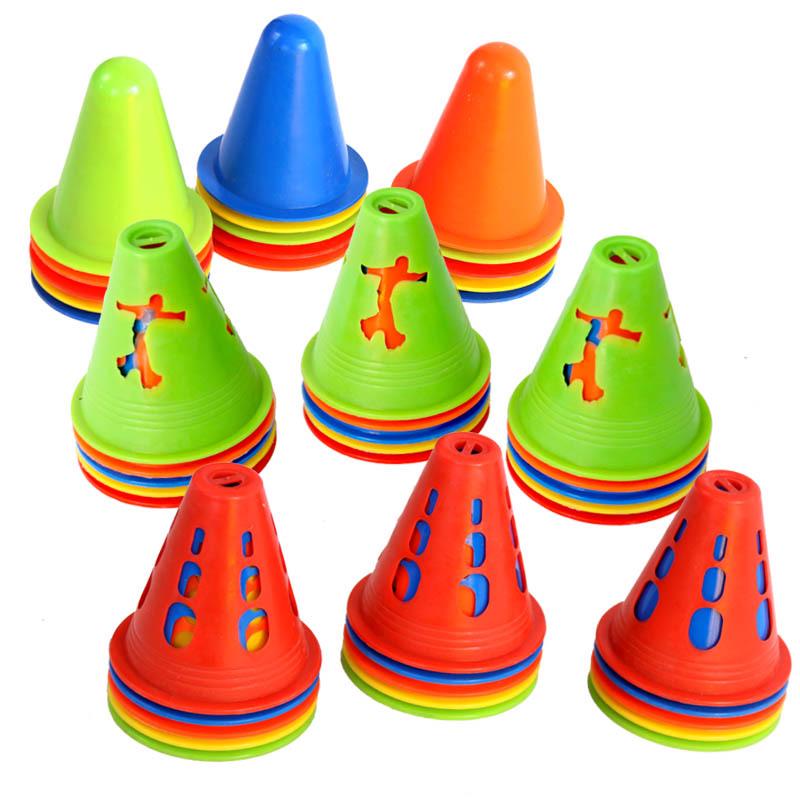 Roller Skating & Sports Training Cones: Slalom, Obstacle & Marker Cones for Football, Basketball & Ice Skates