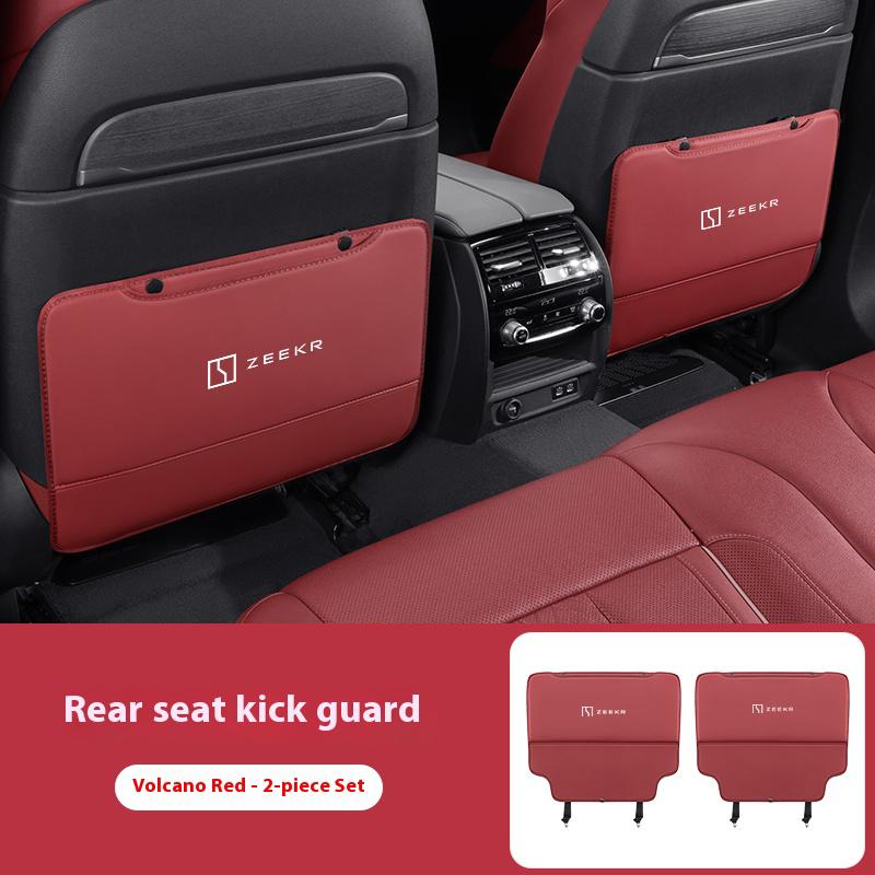 Car Seat Back Protection Anti-Kick Pad Rear Seat Storage Bag For ZEEKR 001 007 009 001FR 007GT X MIX 7X 9X Auto Accessories