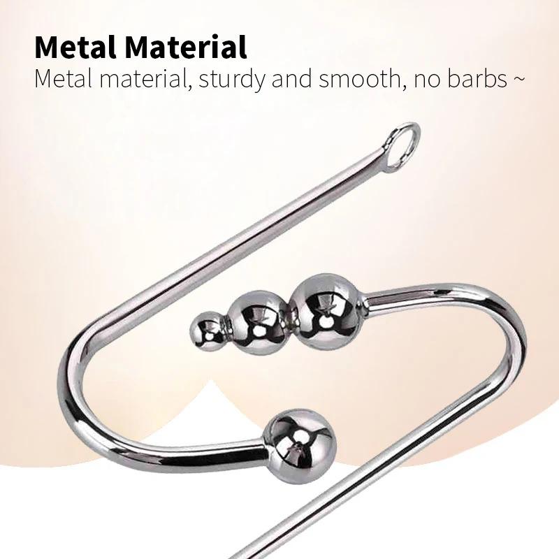 3 Size Silver Stainless Steel Metal Hooks Couples Games Toy