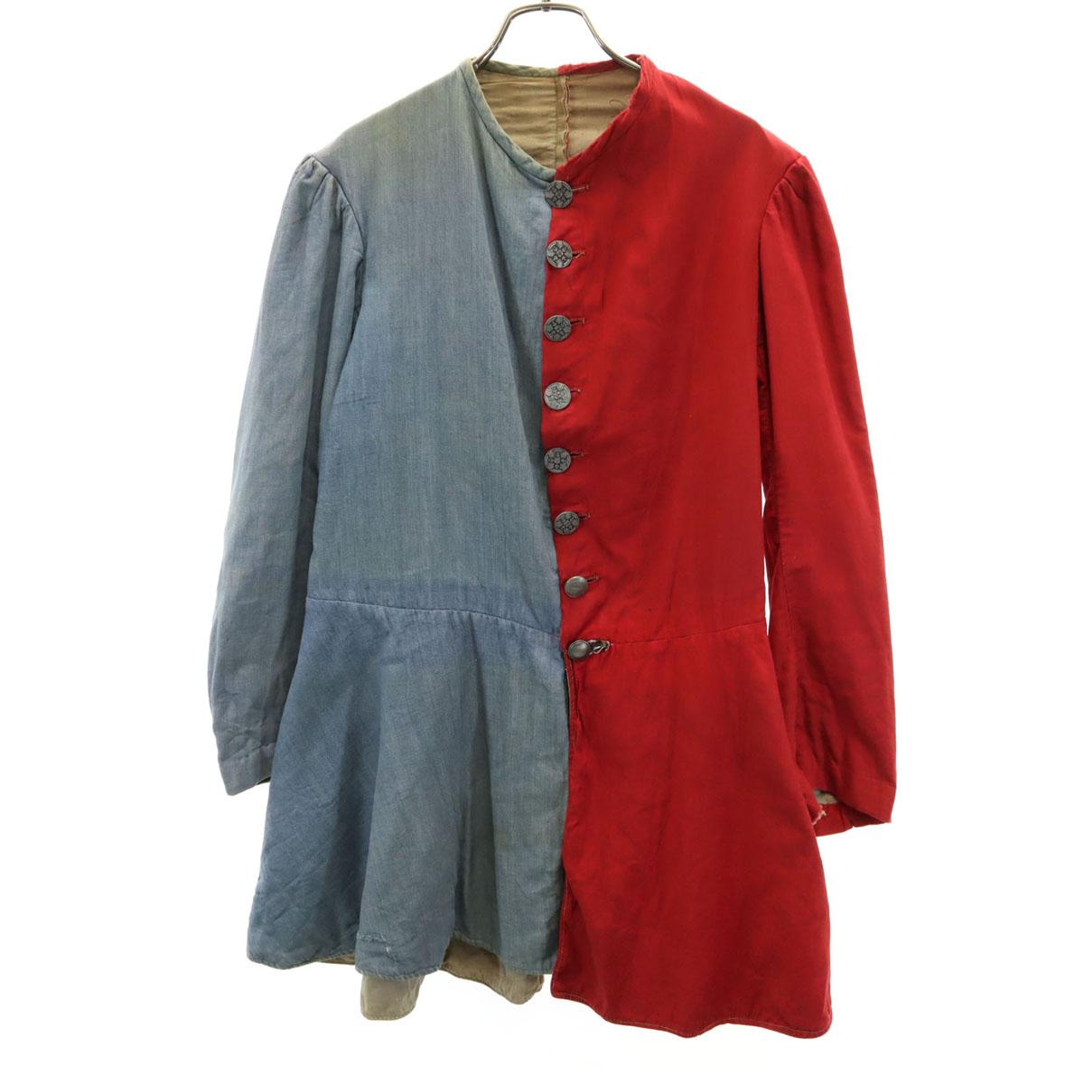 

Костюм 40-х 50-х годов Винтажное платье с длинным рукавом длиной до колена Красная серия Женское Б/У