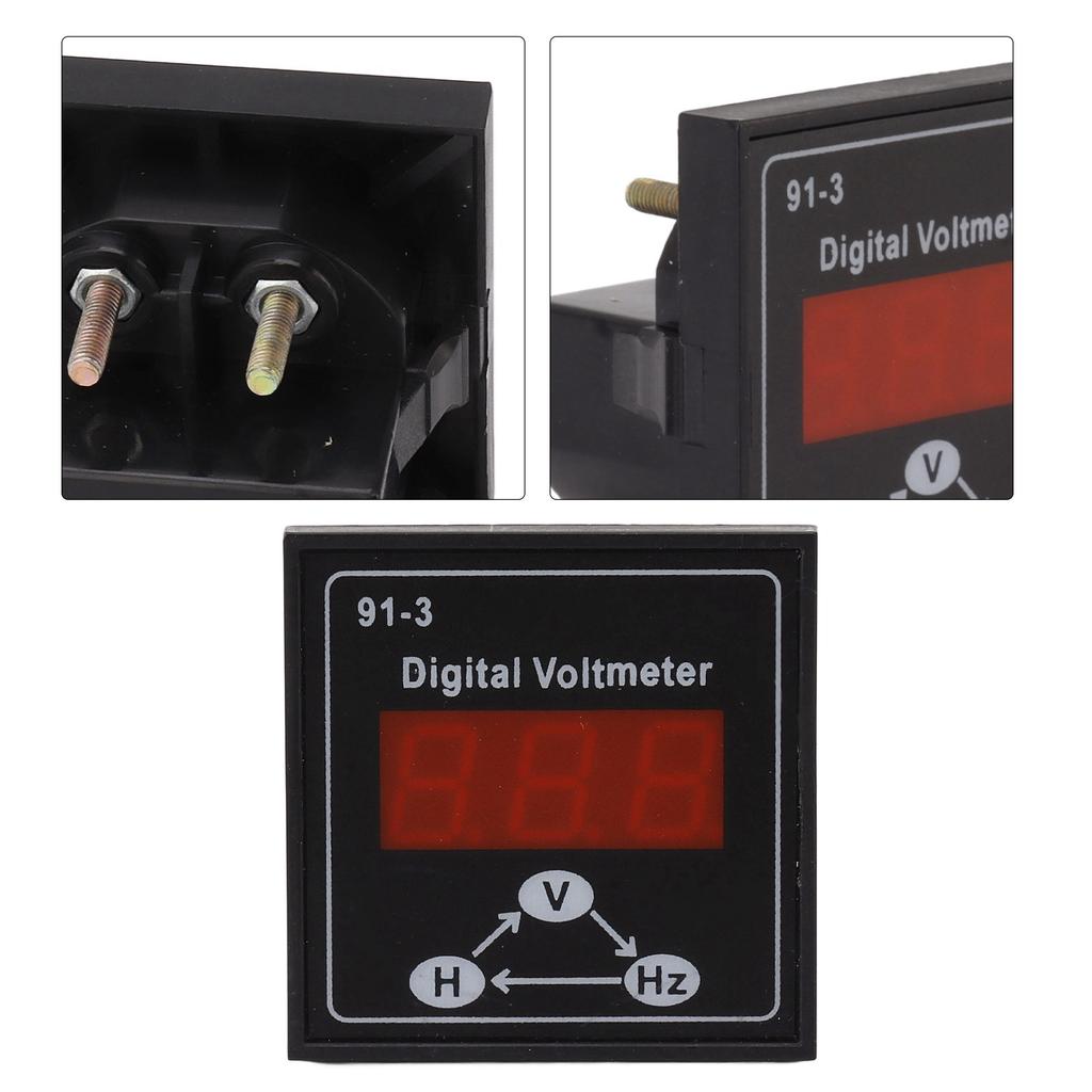 91 3 Digital Voltmeter for Gasoline Diesel Generator Set Accessories 220V 380V Single Phase 3 Phase Voltage Meter