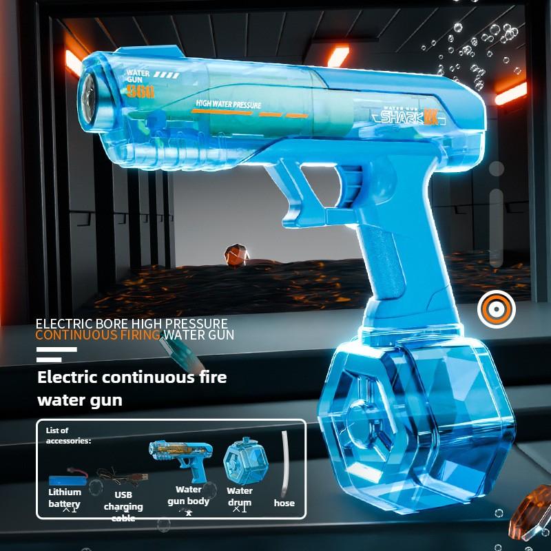 UZI Simulierende Flamme Elektrische Wasserpistole Hochdruck Automatische Wasserpistole für Kinder Sommer Outdoor Pool Wasserschlacht Spielzeug Geschenke