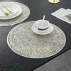 1 Pcs Household Supplies Table Mats Coasters Pad Round PVC Placemat Mats Heat Resistant Wear Resistant Non - Slip Table Pad