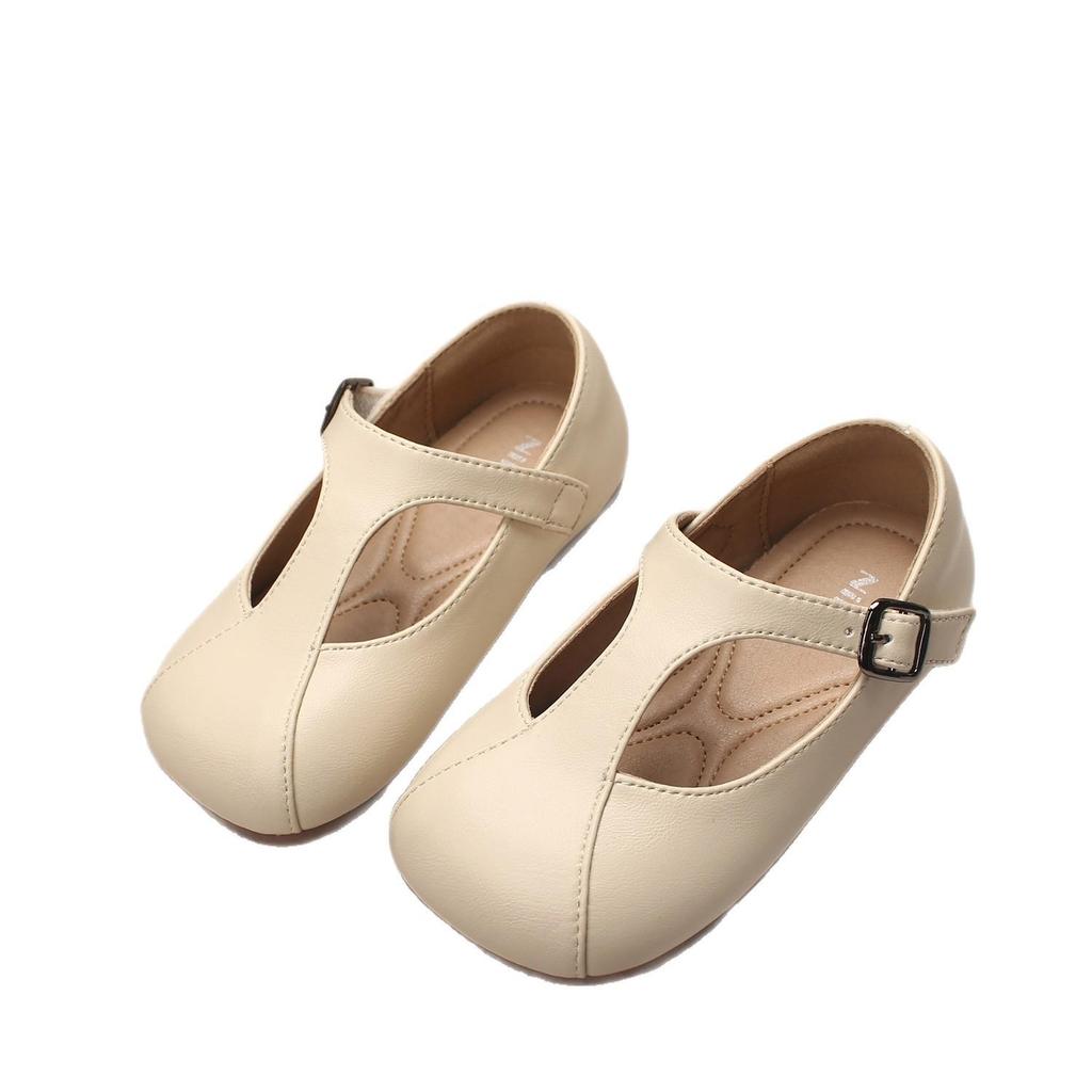 2026 Spring Stylish Girls' Leather Princess Shoes - Toddler Soft Sole Black