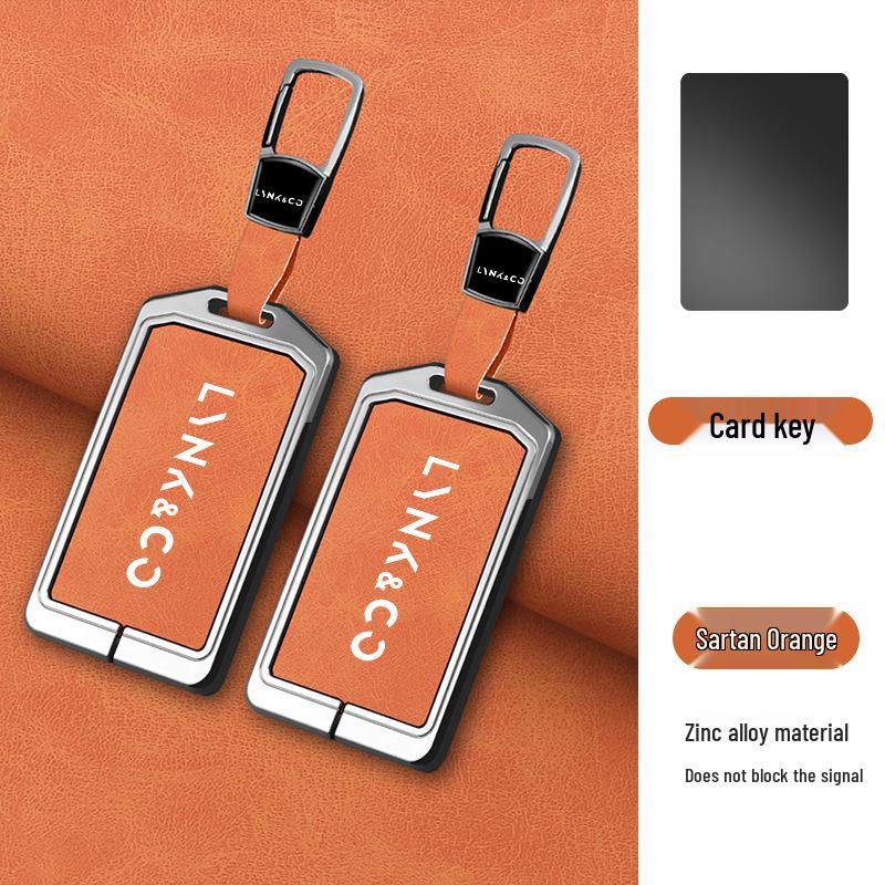 Metal Protective Shell for Lynk & Co Card Key: Anti-fall, High-end with Buckle & Hanging Bag