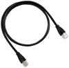 Amazon Basic LAN Cable RJ45 Cat-6 Compatible 0.9m 10-Piece Set, Black