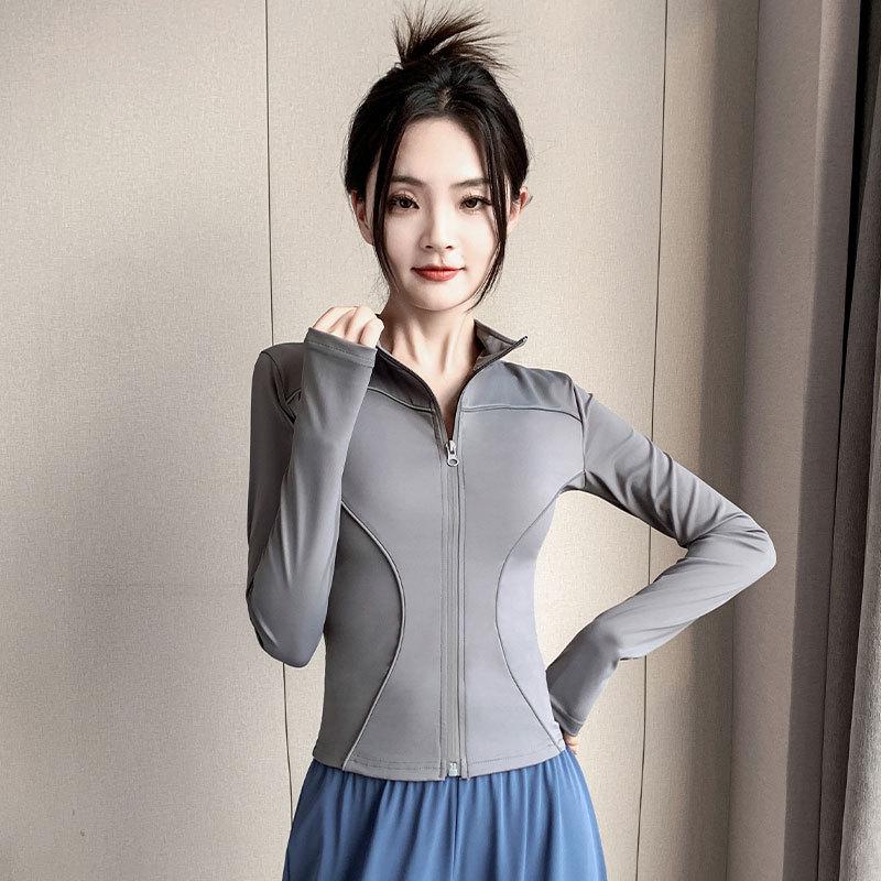 

Женский светящийся спортивный топ Ai Meng Niao - Осень/Зима 2024 Фитнес Бег Йога Пилатес Активная одежда Medium