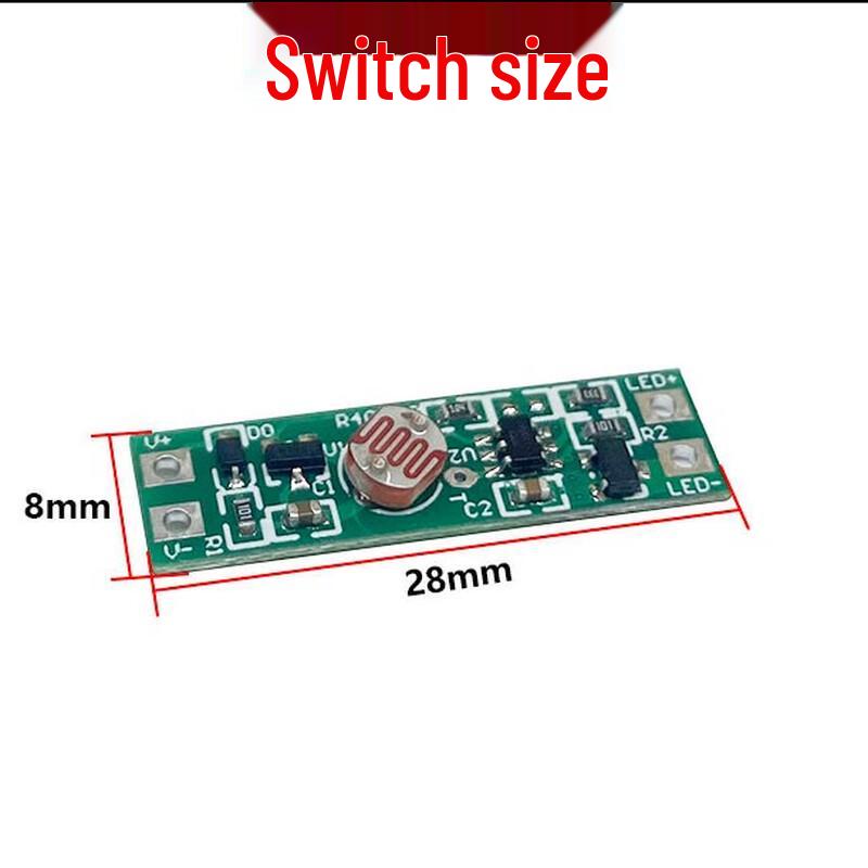 PANDENGWEIER 5V/12V Mini Intelligenter Lichtsensor Schalter