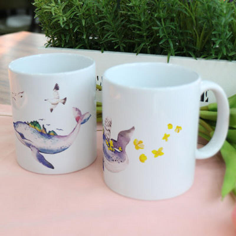 tk236-Design Mug 2p-Jeju Island, Dokdo, and Whales