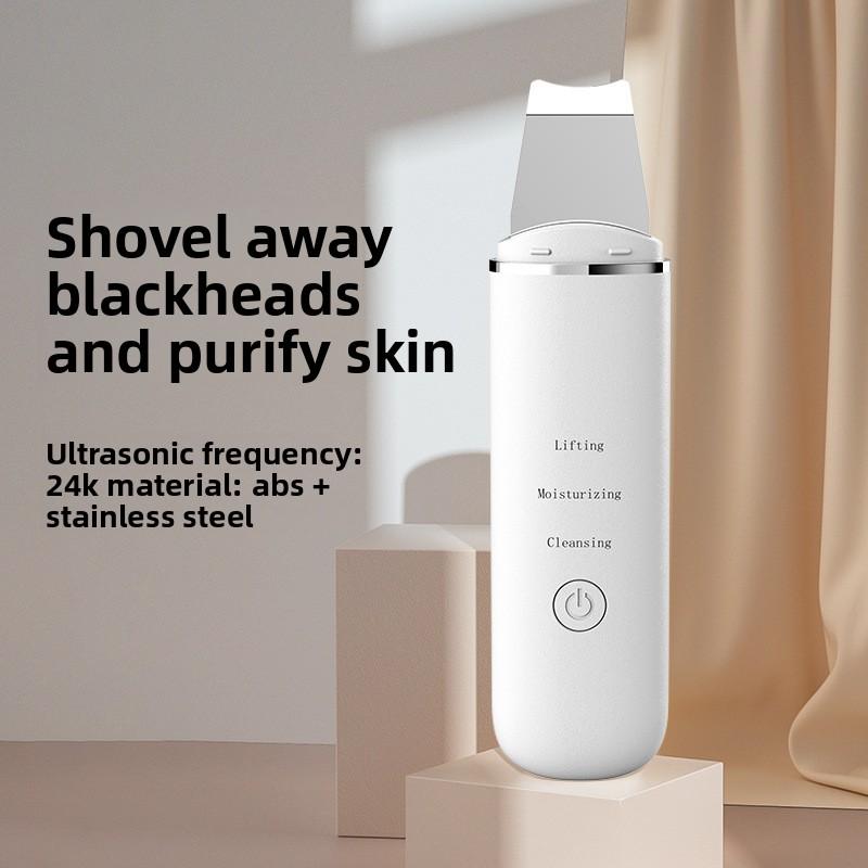 Exfoliador Ultrasónico de Piel Espátula Facial Exfoliante de Piel Facial Raspador y Removedor de Puntos Negros Limpiador de Poros Limpieza Facial Profunda