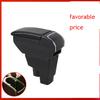 Double Layer Armrest Box For Honda For Jazz 2009-2013 Hatchback Console Storage