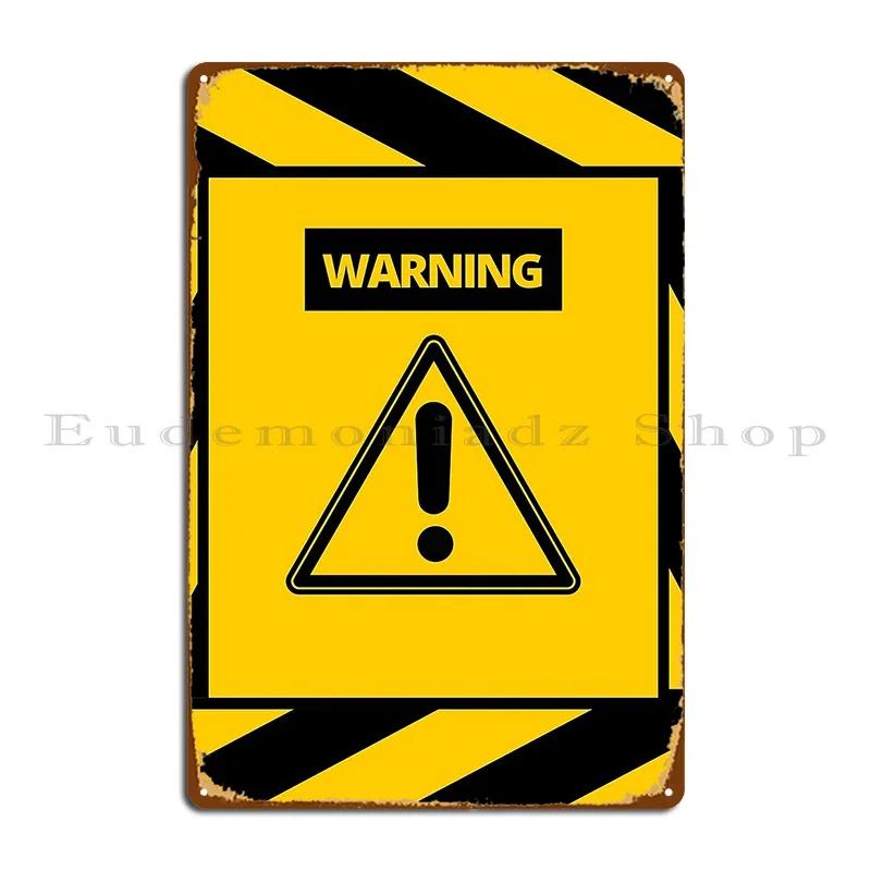 Warning Sign Danger Avasmix Metal Sign Mural Printed Home Bar Living Room Tin Sign Poster