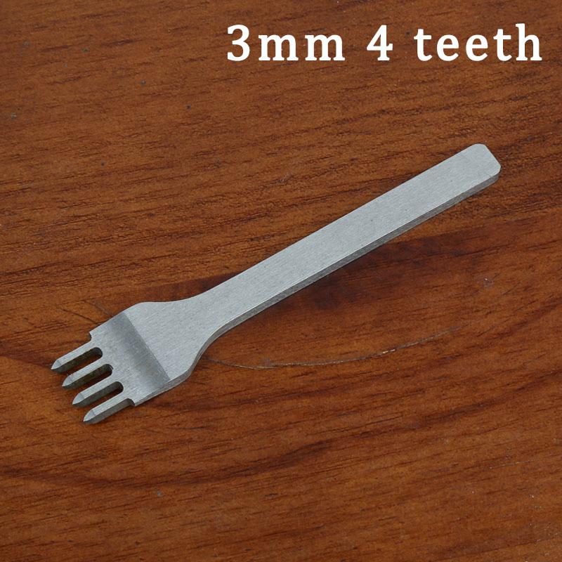 Outil de coupe en acier blanc avec diamant, cutter plat oblique pour l'artisanat DIY du cuir, kit d'artisanat du cuir, outils de couture et de poinçonnage, 345