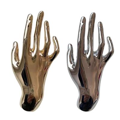 Stilvolle Metall Handgesten Brosche Anstecknadel Accessoires Punk Kreative Metall Anzug Reversnadel für Frauen Männer Punk Party Accessoire