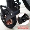 Pack of 2pcs Wheel Cover for Baby Strollers, Dustproof Case Easy To Install Pushchair Accessories Black Protectors