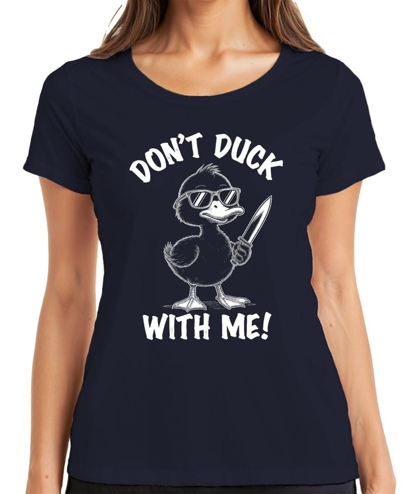 Dont Duck With Me Duck Sunglasses Knife Funny Gift Unisexs Tshirt S