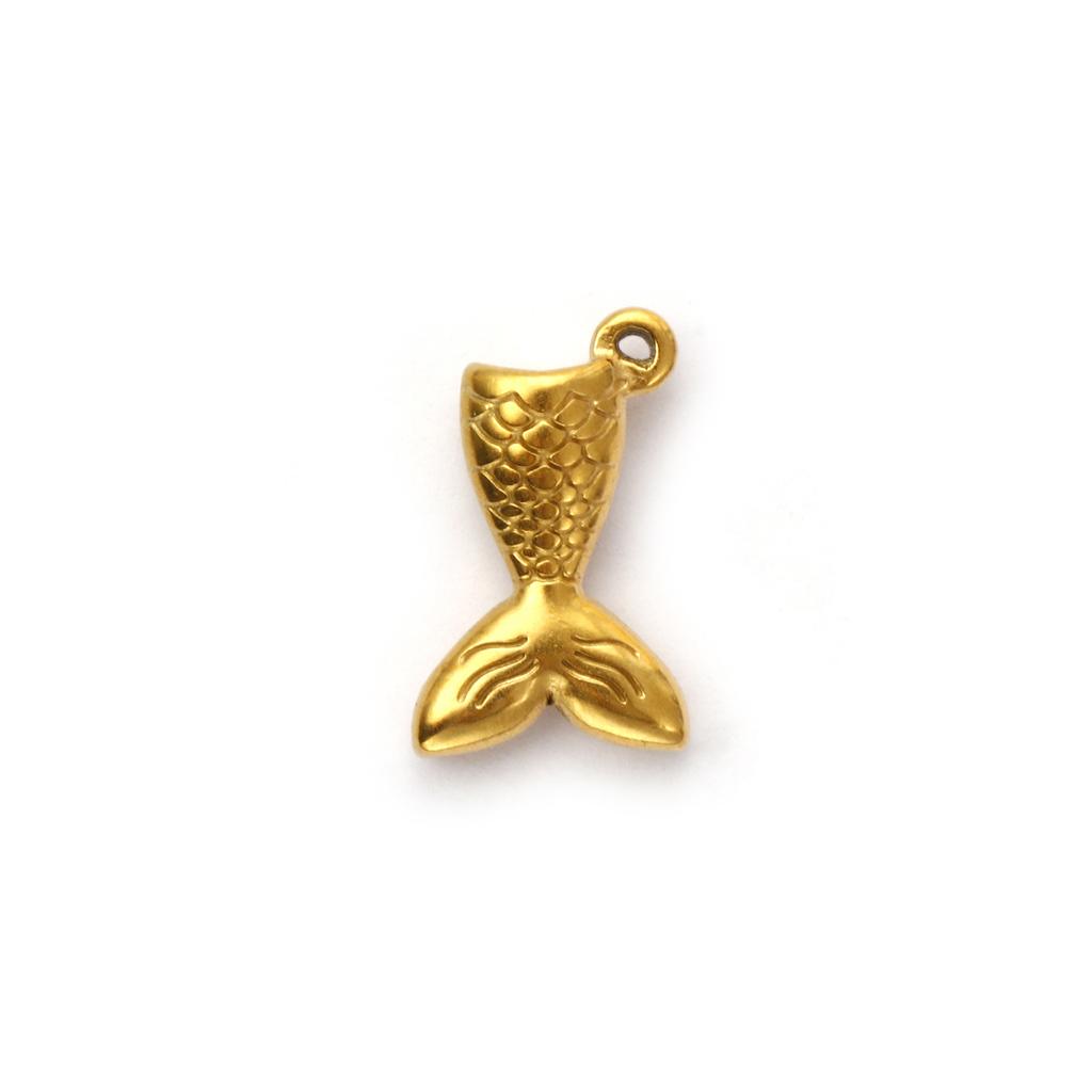 2 Pcs 304 Stainless Steel Ocean Charms 18K Gold Plated Starfish Conch Seal Coconut Tree Pendants For DIY Necklace Jewelry Making