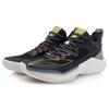 Li Ning Sonic 8 Low Synthetic Leather Slip Resistant Abrasion Resistant Low top Basketball Shoes Men's Black Gray ABAQ035-2