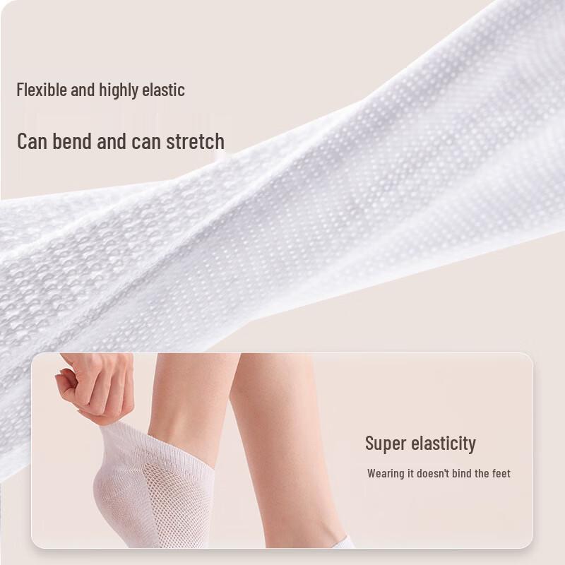 Disposable Compression Ankle Socks (5 Pairs)