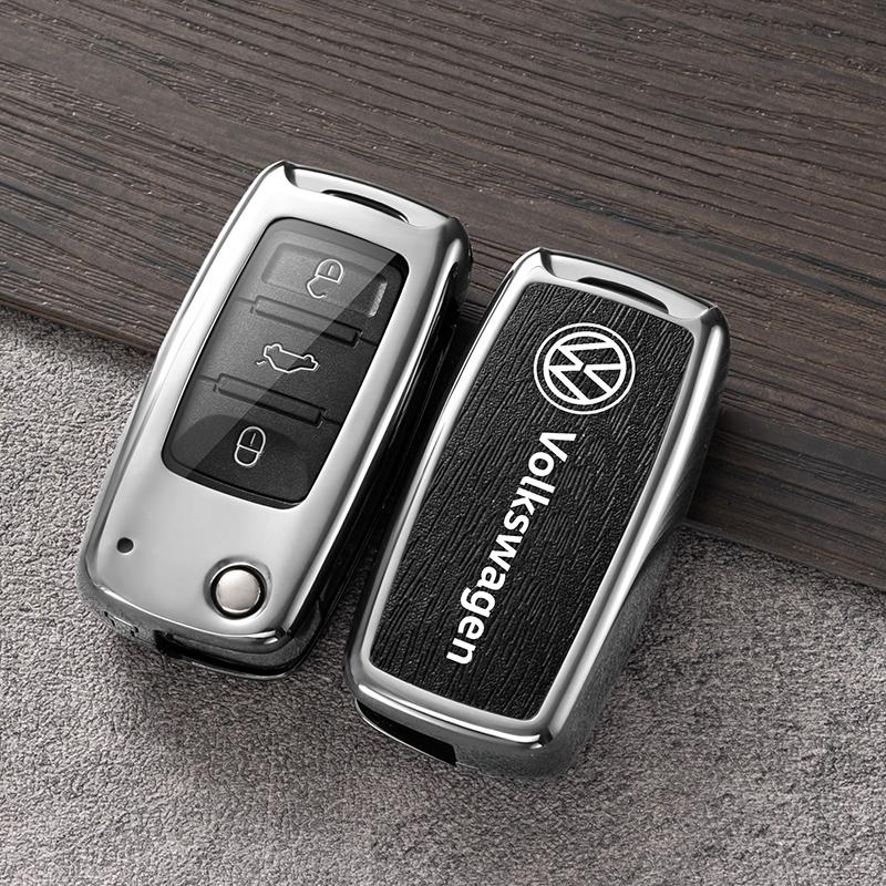 Pro VOLKSWAGEN VW Pouzdro na klíče od auta Kryt pro VW Volkswagen Polo Tiguan Passat B5 B6 B7 Golf 4 5 6 MK6 Jetta Beetle Eos Scirocco Up T