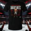 2026 Verão UFC Arman Tsarukyan Luta Gráfico Camiseta Feminina Esportes Algodão Manga Curta Solta Lazer Fitness Camisa Unissex