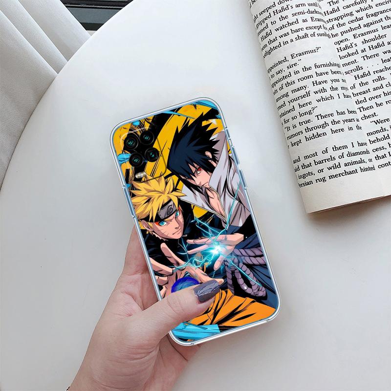 Naruto Uchiha Itachi Sasuke Transparent Phone Case for Motorola Moto Edge 20 30 40 50 S30 Fusion Ultra Pro Neo Lite + G200 G23