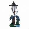 Crane Statue with Solar Lantern Outdoor Decorative Landscape Lighting