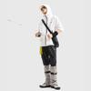 Li Ning Ice Sand UV Protection Water-Repellent Breathable Windproof Outdoor Casual Hoodie Men outerwear Standard-White AFDU677-6