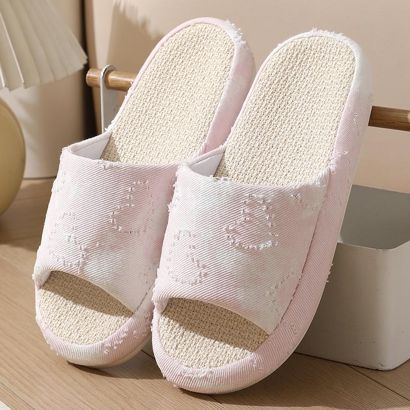 "Women's Non-Slip Silent Indoor Cotton & Linen Slippers"