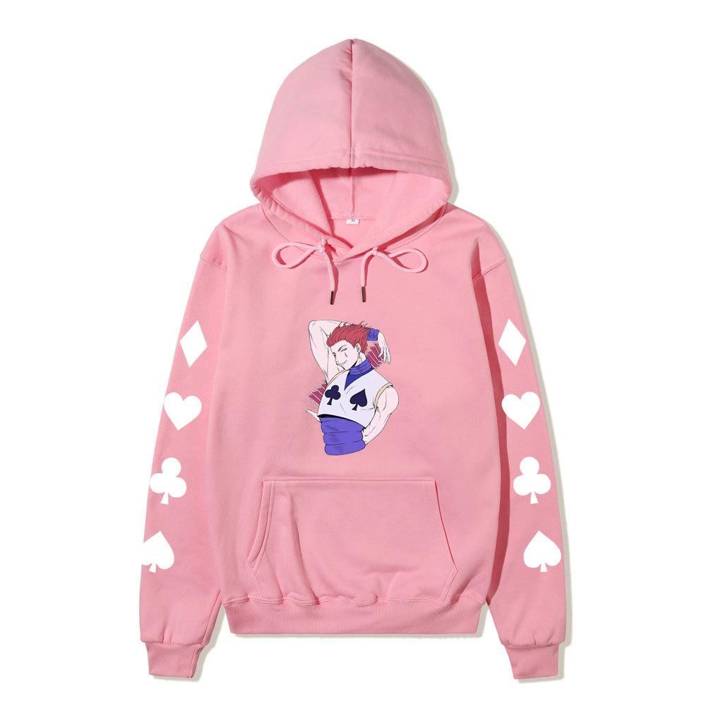Hunter X Hunter Hisoka Anime Print Hoodie Unisex Casual Streetwear Long Sleeve Sports Pullover Sweatshirt