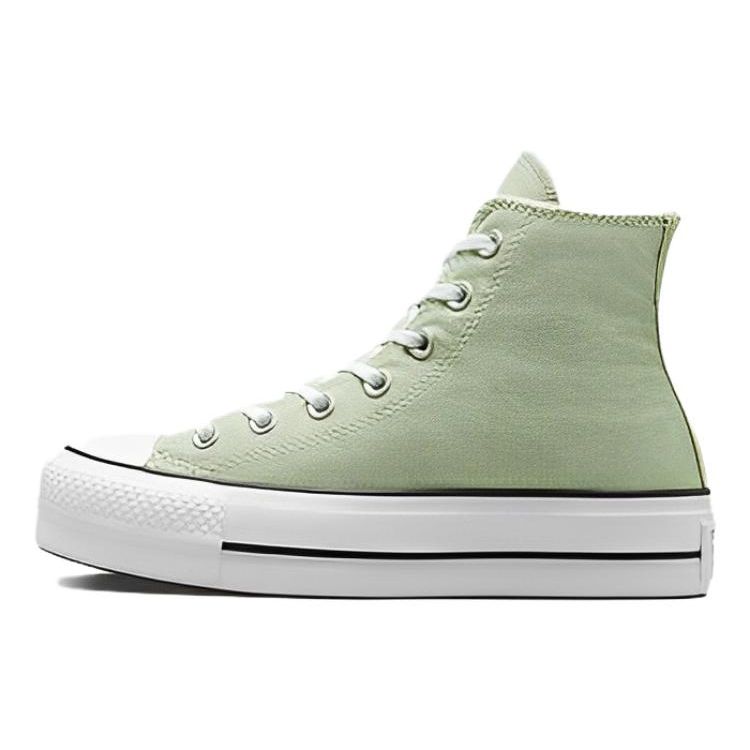 Converse Chuck Taylor All Star Lift Platform Canvas High Top Sneakers Women sneakers Green White A03541C