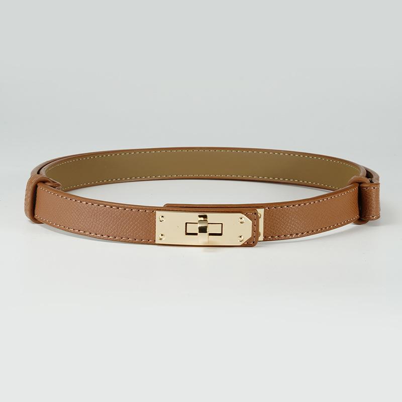 New Lady's Button-down Belt, Telescopic Waist Belt, Women's Dress, Waist-cinching and Adjustable Casual Belt, Clothing Accessories