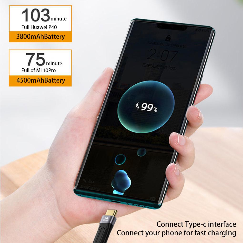 Phone Computer USB Adapter Cable Traveling QC 4.0 Large Current Converter Cord Conversion Connector Laptop Accessory