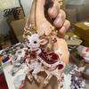 Hanging Decoration Elf Decorative Ornaments Clear Acrylic Tree Ornament Deer Christmas Pendant with for Door