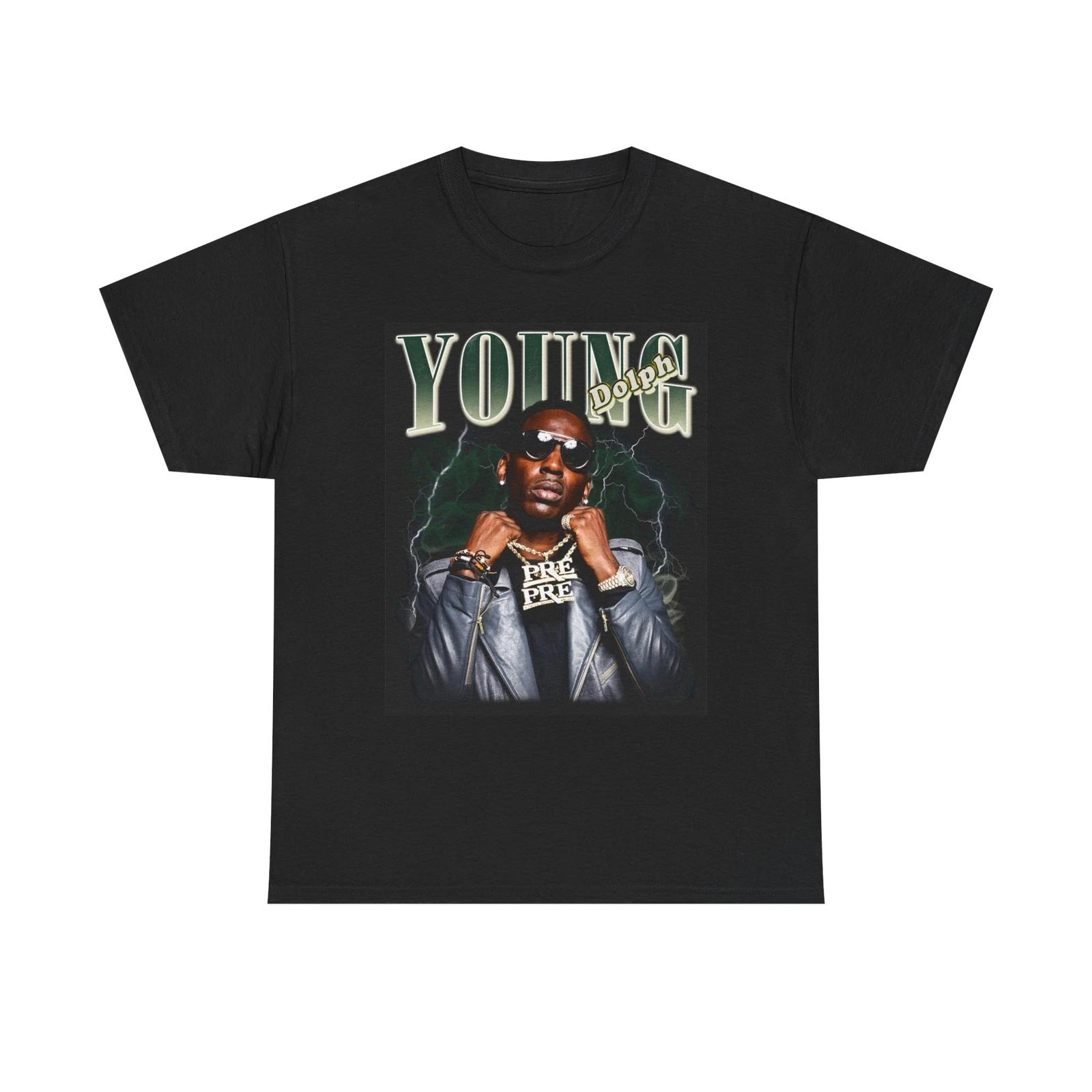 Men s and Women s T-shirts Young Dolph Graphic L