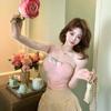 Design Sense Slim-fit Lace Splicing Tube Top Women's Summer Waist Skinny Inner Sexy Spice Sleeveless Top