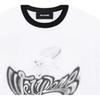 We11done Ss23 Logo Monster Letter Print Short Sleeve T-Shirt Unisex Tops WD-TT1-23-736-U-BK
