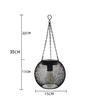 Solar Lights Outdoor Waterproof Garden Ornaments Hanging Lanterns Metal Lights Holiday Decorations for Patio Lawn Table Fence