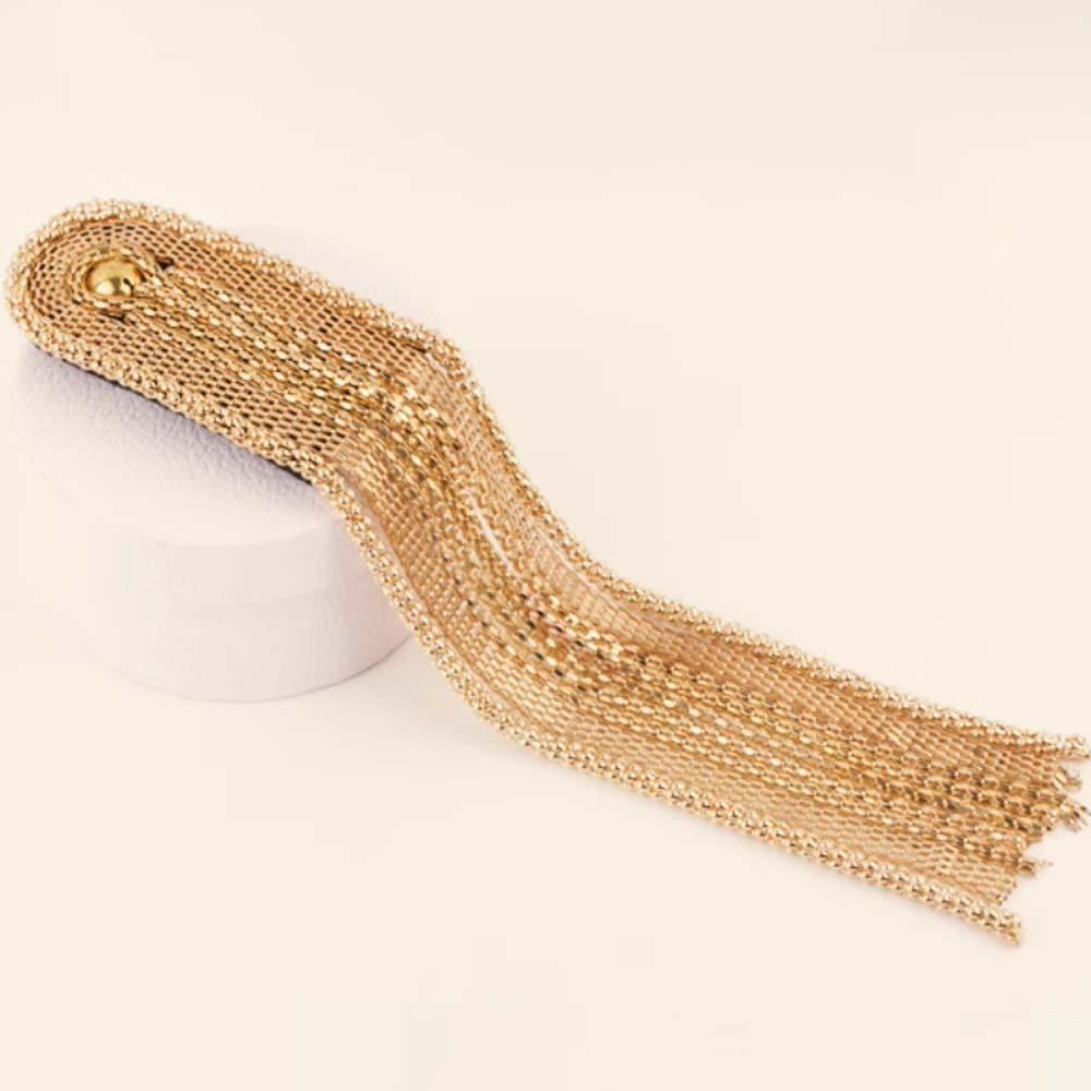 Beads Chain Shoulder Board Brooch Shoulder Flash Jewelry Tassel Epaulets  Stage Performance