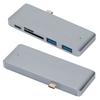 Přenosný USB C Hub 5 v 1 PD Rychlý Multi Port Rozšíření USB C Adaptér pro MacBooks pro Tablet
