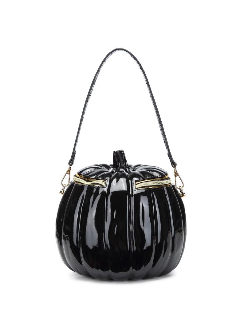 2024 Trendy Halloween 3D Pumpkin Head Shoulder Bag for Women