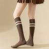 1 Paar Socken Gestreifte Lange Socken Sommer Dünne Mittellange Socken Schmale Wadenstrümpfe Bequem Atmungsaktiv Japanischer Stil Vintage Socken