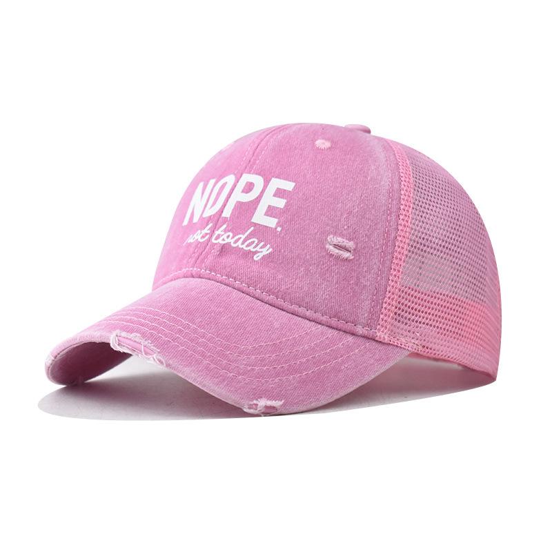 Baumwolle neu NEIN Baseballkappe Herren und Damen personalisierte Outdoor dreidimensionale atmungsaktive Mesh-Kappe