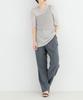 Urban Research Dry Twist Sheer Made in Ice Free Size Women's T-Shirt, Japan, UR45-21T018, Gray,